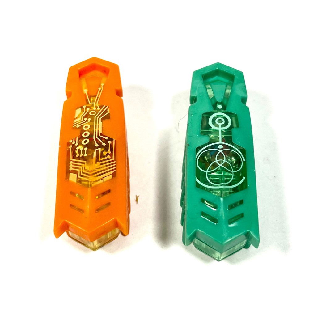 HEXBUG Nano Newton & Glow in the Dark Robotic Bug Lot 2 with Tube - Tested Works